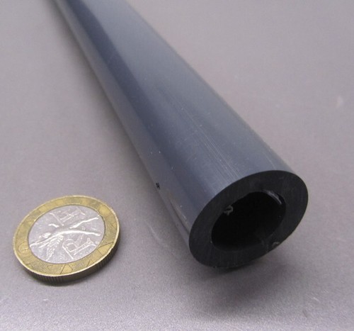 PVC Tube Gray, Type I, .875" (7/8") OD x .625" (5/8") ID x 1/8" Wall x 36" Long - 第 7/9 張圖片