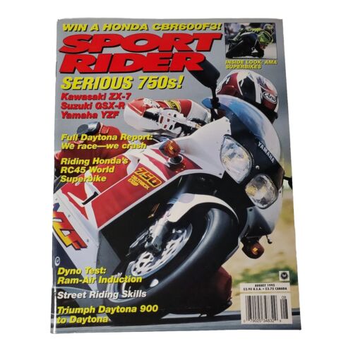 Lot of 4 Motorcycle Magazines 1994-1996 RIDER AMERICAN RIDER KNUCKLEHEAD HONDA - Picture 3 of 5