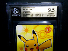 Collectible Individual Grade 9.5 Pikachu Pokémon TCG Card Games in