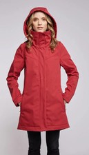Mia Melon Jacket Womens Sz Xs Red Stretch Cotton Travel Jacket W/ Inside Purse!