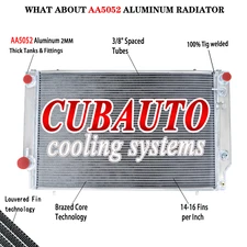 4 Row Aluminum Radiator Fit 75-1987 Jaguar XJ12 / 1976-1992 Jaguar XJS 5.3L V12