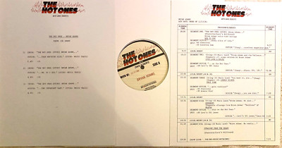 12/17/84 DAVE ROBERTS HOT ONES, BRYAN ADAMS IN STUDIO, PRODUCERS STOCK, MINT