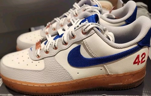 Nike Air Force 1 '07 Jackie Robinson JRD FN1868-100 Men's 7 Women’s 8.5 - Picture 4 of 8