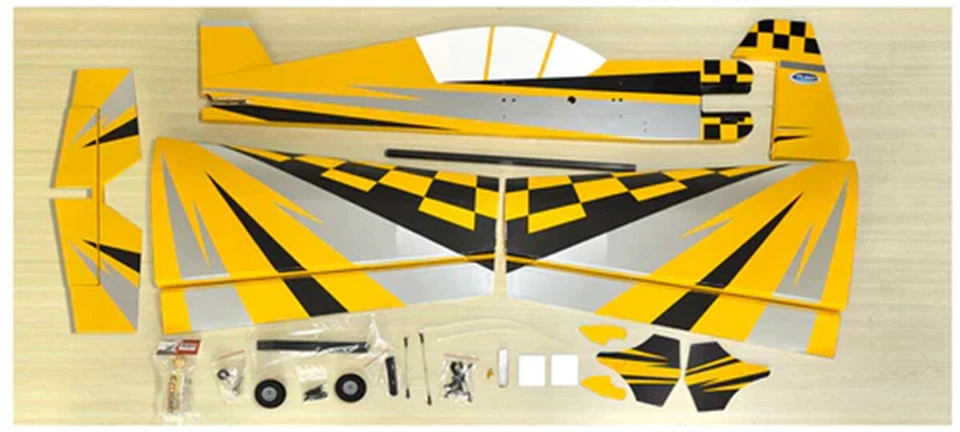 1.7in YAK 54 Fix Wing Airplane Remote Control Aircraft Toy Hobby Model Fuselage - Image 2 of 4