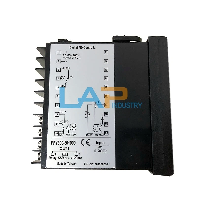 1Pcs New for TAIE PFY900-301000 AV 85~265V 50/60HZ 4VAC Temperature Controller - Image 3 of 4