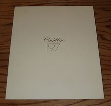 Original 1971 Cadillac Full Line Sales Brochure 71 Eldorado Fleetwood