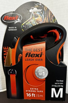 Flexi XTREME Retractable Tape Dog Leash Medium New & Unused