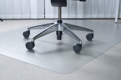 Floorguard Bodenschutzmatte 90 x 118 cm mit Noppen Bodenschutz Bürostuhlmatte 