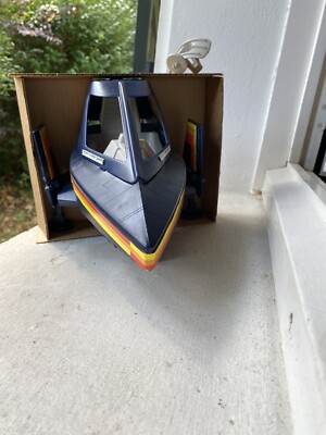 Vaisseau Spatial Big Jim Mattel, Véhicule En Plastique D'occasion, Jeu De L'espace Rétro