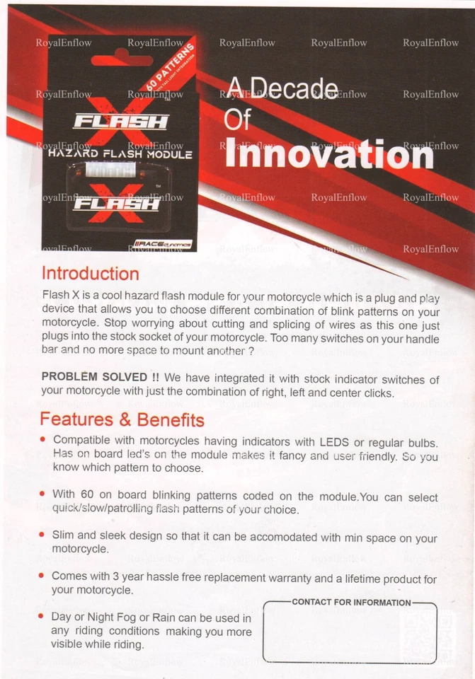 KTM DUKE/RC 390 2018-20 Flash X Hazard Module Indicator Blinker & Flasher — 第 3/4 张图片