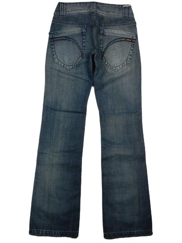 Jeans Donna KILLAH Jupiter W 27 28 IT 40 42 Denim Vita Bassa Vintage Bootcut - Picture 2 of 3
