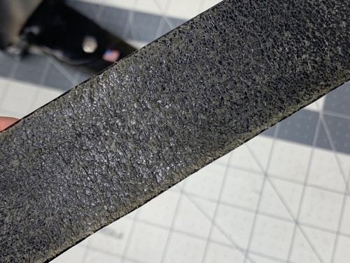 Ralph Lauren Jeans Company Black Italian Leather Belt With Wood Belt Buckle (A2) - Picture 6 of 8