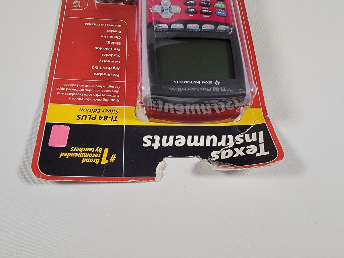 Texas Instruments TI-84 Plus Graphing Calculator - Silver Texas Instruments TI-84 Plus Graphing Calculator - Silver