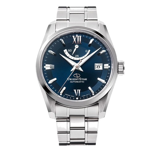 Orient Star Power Reserve FD0A-C0 CA SS Black Dial Automatic Date