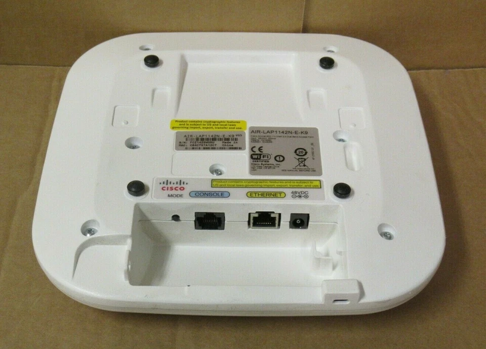 Cisco AIR-LAP1142N-E-K9 Aironet 802.11a/g/n Dual Band Access Point + Mounting - Image 4 of 4