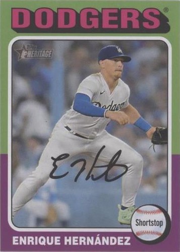Enrique Hernandez 2024 Topps Heritage #475 Los Angeles Dodgers | eBay