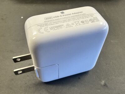 USED Genuine Apple 30W USB-C Power Adapter in Plain packaging. MR2A2LL/A