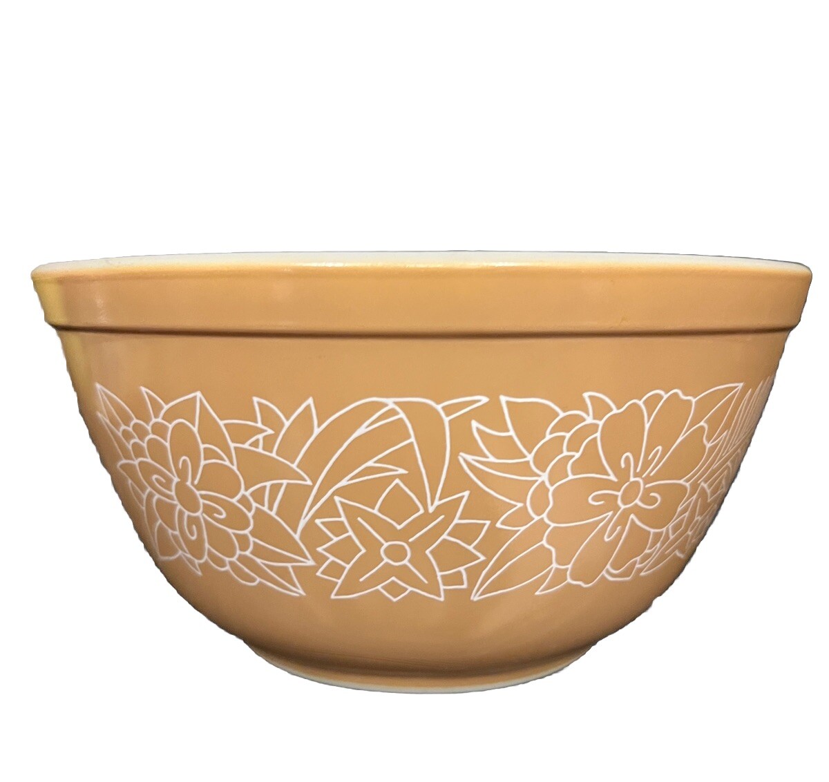 Vintage Pyrex Light Brown Woodland Mixing Bowl 1.5L Retro 402