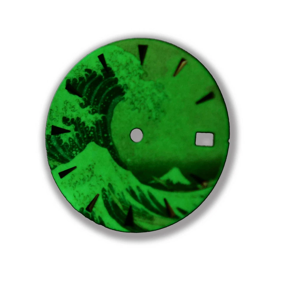 The Great Wave Kanagawa Dial For Seiko SKX, MOD part, for NH35, C3Lume, Dot - Image 4 of 4