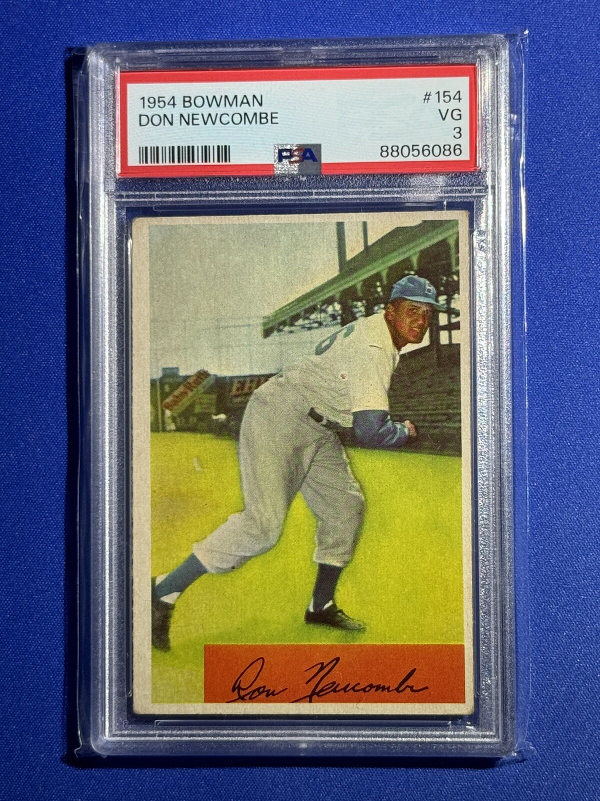 1954 Bowman #154 Don Newcombe PSA 3 Brooklyn Dodgers
