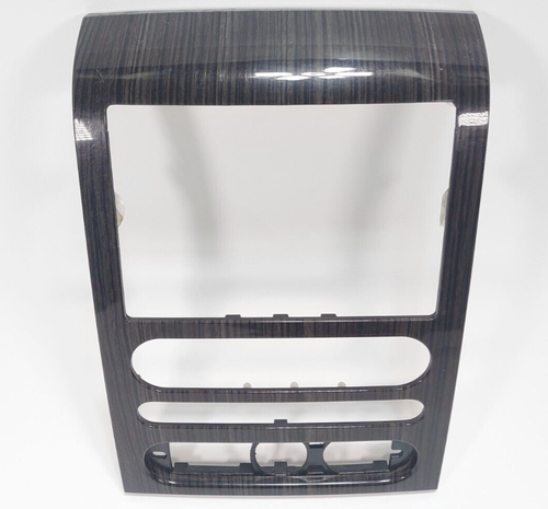 2008 Ford F-150 LIMITED Super Crew Dash Radio Bezel Panel Gray Wood Grain - 第 1/8 張圖片