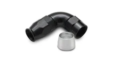 Vibrant Performance Hose End Fitting PTFE 90 Degree -10AN