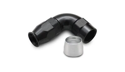Vibrant Performance Hose End Fitting PTFE 90 Degree -10AN