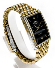Mens Limit Tank Diamond Watch - Engraved ‘Special Dad’ - New Battery