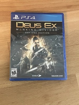 Deus Ex: Mankind Divided - Day One Edition (Sony PlayStation 4, 2016) Sealed New