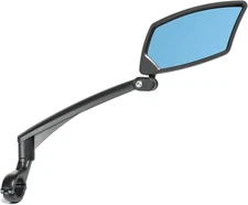 Handlebar Bike Mirror, Scratch Resistant Glass Lens, Ajustable and Rotatable Saf