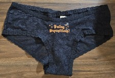Size Medium Cheeky PINK by Victoria's Secret Halloween Feeling Superstitious