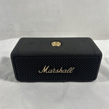 Marshall Emberton Portable Wireless Bluetooth Speaker Black Brass - Tested Great