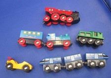 Brio Wooded Railway Train Magnetic Parts     8 Pc 977