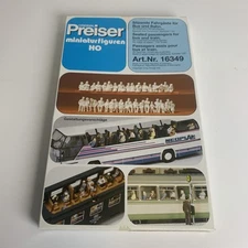 preiser scale figures 1:87 Unpainted Miniature HO ART.NR. 16349