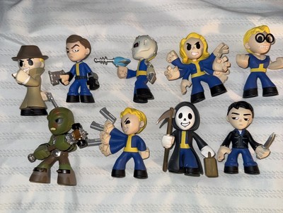 Fallout Mystery Mini Vinyls lot of 9 figures (Fallout 3 lot) RARE