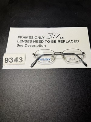 Accuflex Eyeglasses with Flexon 186 Satin Pewter 46 19 140