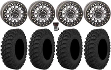 System 3 SB-6 Bdlk 15"Wheels Gm 6+1 32"Crawler AT Tires Ranger 1500 & Xpedition