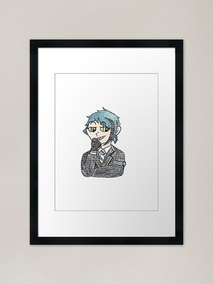Jade Blutegel [Twisted Wonderland] Fra gerahmtes Wandbild Poster Leinwanddruck Bild