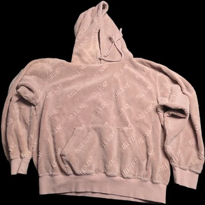 Full Send Step & Repeat Jacquard Monogram Hoodie Tan Men's Size L* Limited Drop* - image 1 of 4