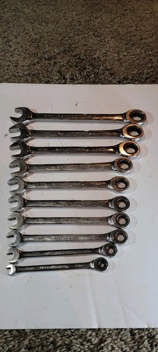 Gearwrench 10 Piece 5-18mm Metric 12 Point Ratcheting Wrench Set