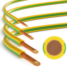 Erdungskabel Meterware 1x 4, 6, 10, 16 mm² für Solaranlage H07V-K Aderleitung