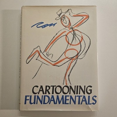 CARTOONING FUNDAMENTALS By Al Ross - Hardcover *Good Condition* 1977