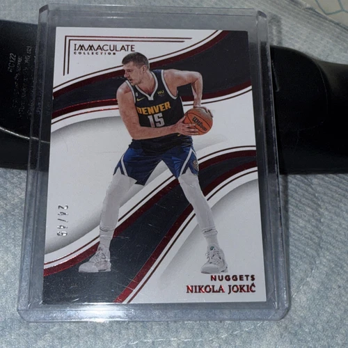 2022-23 Panini Immaculate Collection Red Foil SP #24/49 Nikola Jokic (Denver MVP