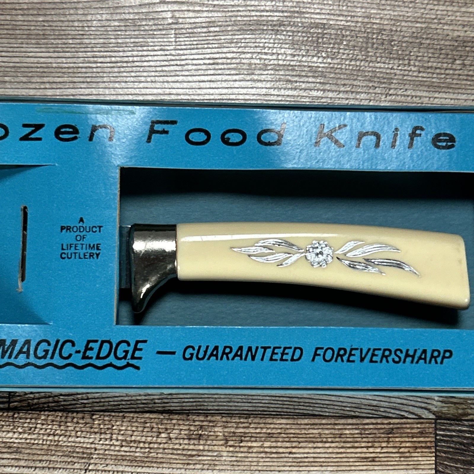 Vintage Eversharp Frozen Food Knife Sheffield England Stainless Steel Blade 50's