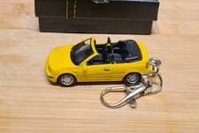 1/72 DIECAST MODEL CAR VOLKSWAGEN GOLF CABRIOLET KEYCHAIN KEYRING 