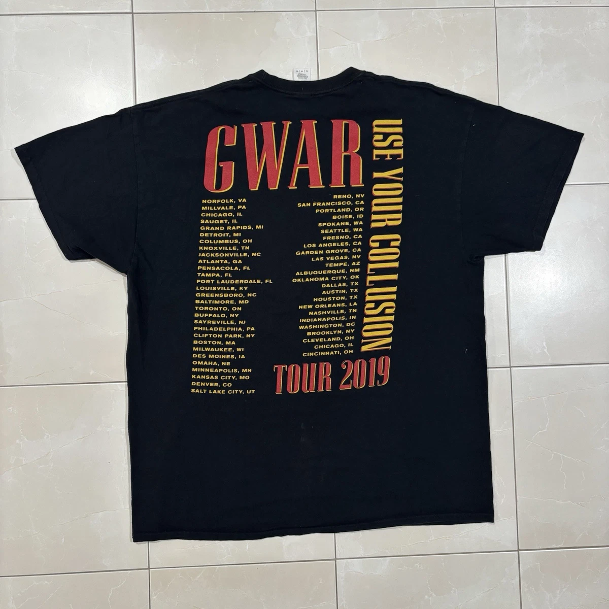 GWAR BLOODDRIVE2002 バンドTシャツ ツアーTシャツ 2002 GWAR Blood