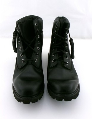 ティンバーランド　BLACK Timberland 6 Inch Premium All Black Leather Mens Sz 13