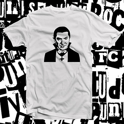 Dracula #2 COTTON T-Shirt Classic Monster Movie Wolfman Frankenstein Bela Lugosi - Picture 7 of 16