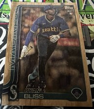 Ryan Bliss 2025 Topps Series 1 Wood Variant /25 Rare Seattle Mariners SSP Rookie
