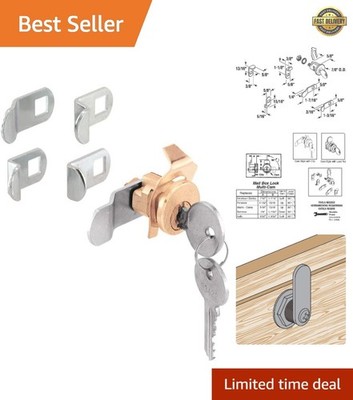 Secure U 9940 Mailbox Lock - 5-Pin Tumbler, Key Cannot Be Removed When Unlocked